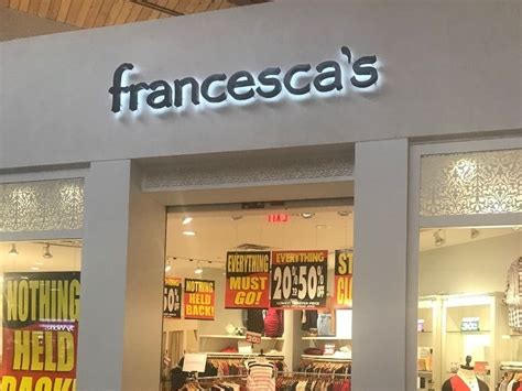 francesca's store closing